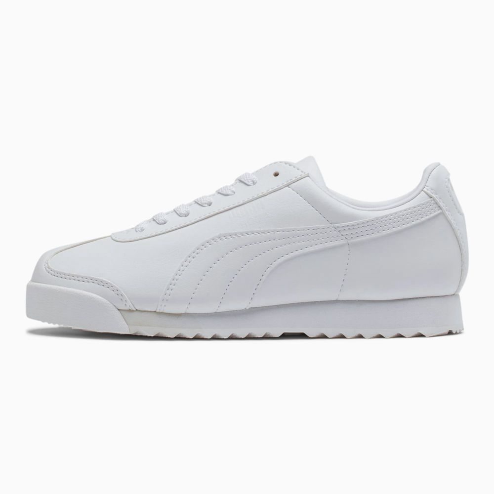 Puma Roma Basic Lány Sportcipő - Fehér/Világos Szürke ( Hungary - RPGSX1349 )
